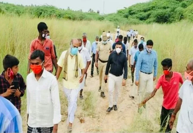 cuddalore district nlc plant farmers district collector inspection
